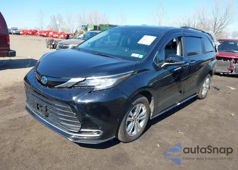 2024 Toyota Sienna Limited из США, поврежденный, VIN 5TDZSKFC8RS145490